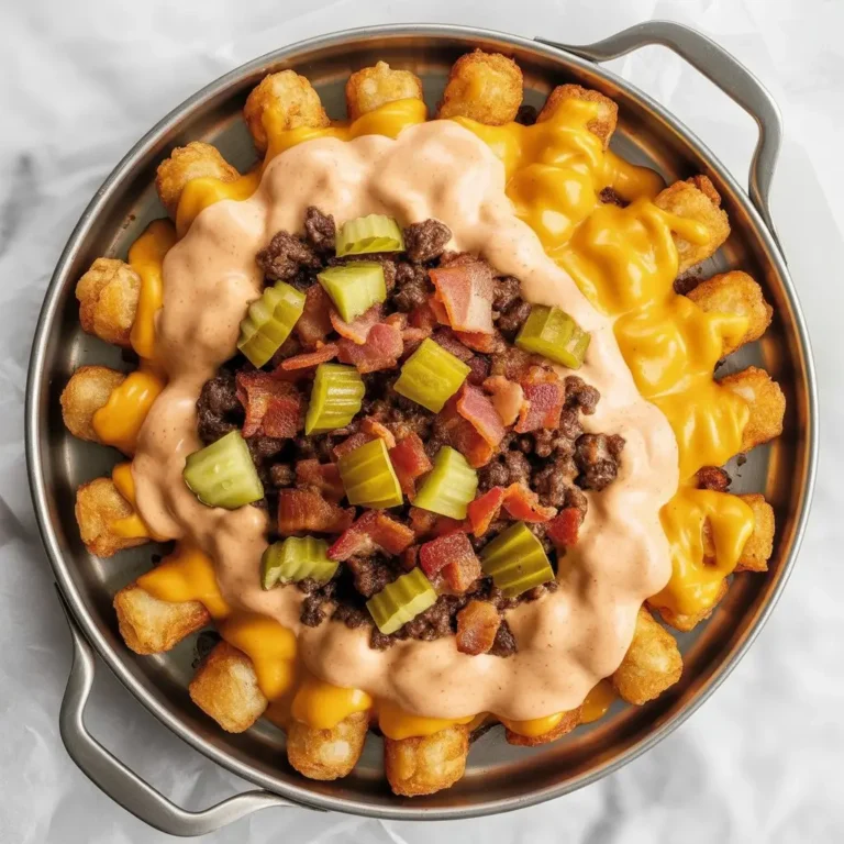 Bacon Cheeseburger Tater Tots