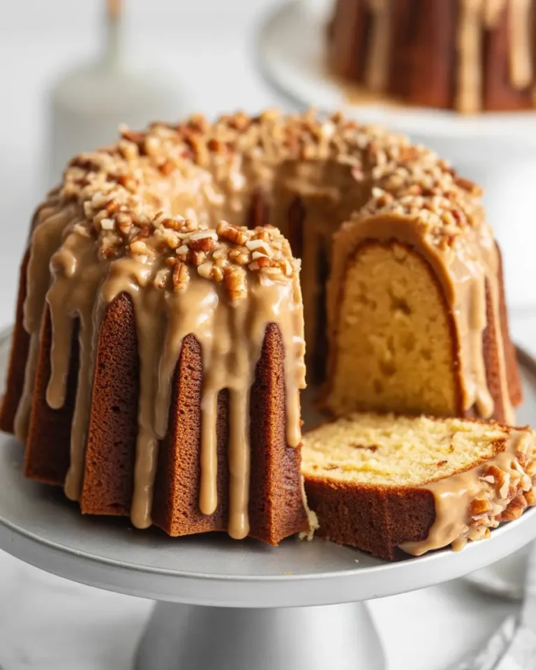 German Chocolate Pecan Pound Cake