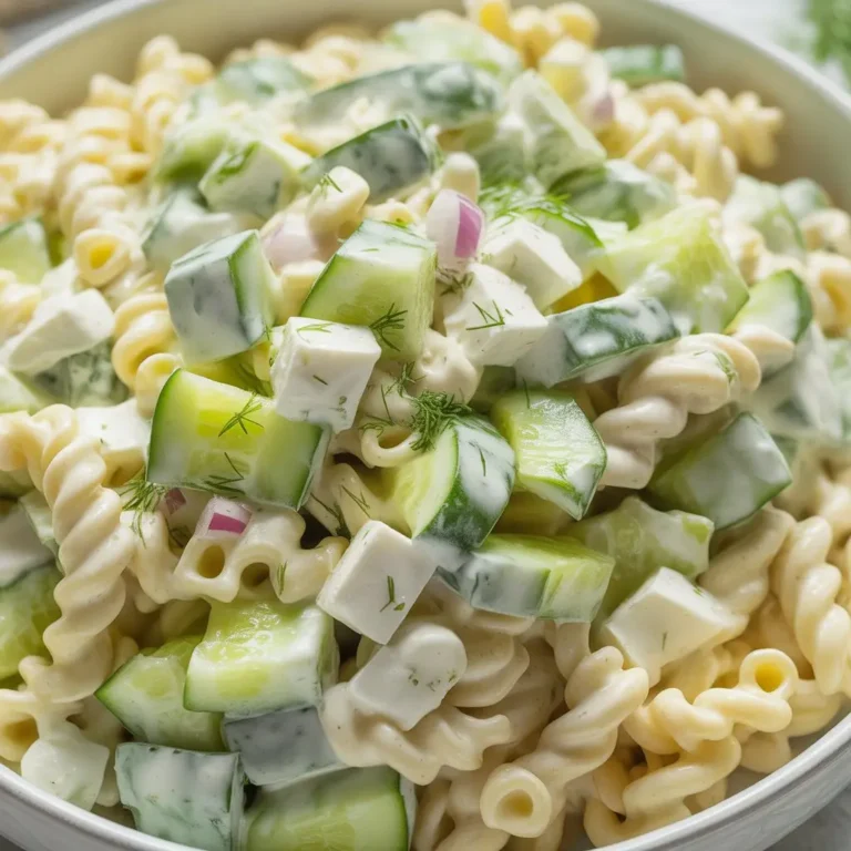 Cucumber Pasta Salad