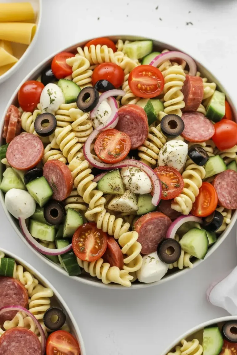Cold Pasta Salad With Italian Dressing