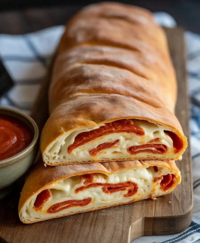 Tremendous Cheesy Pepperoni Stromboli