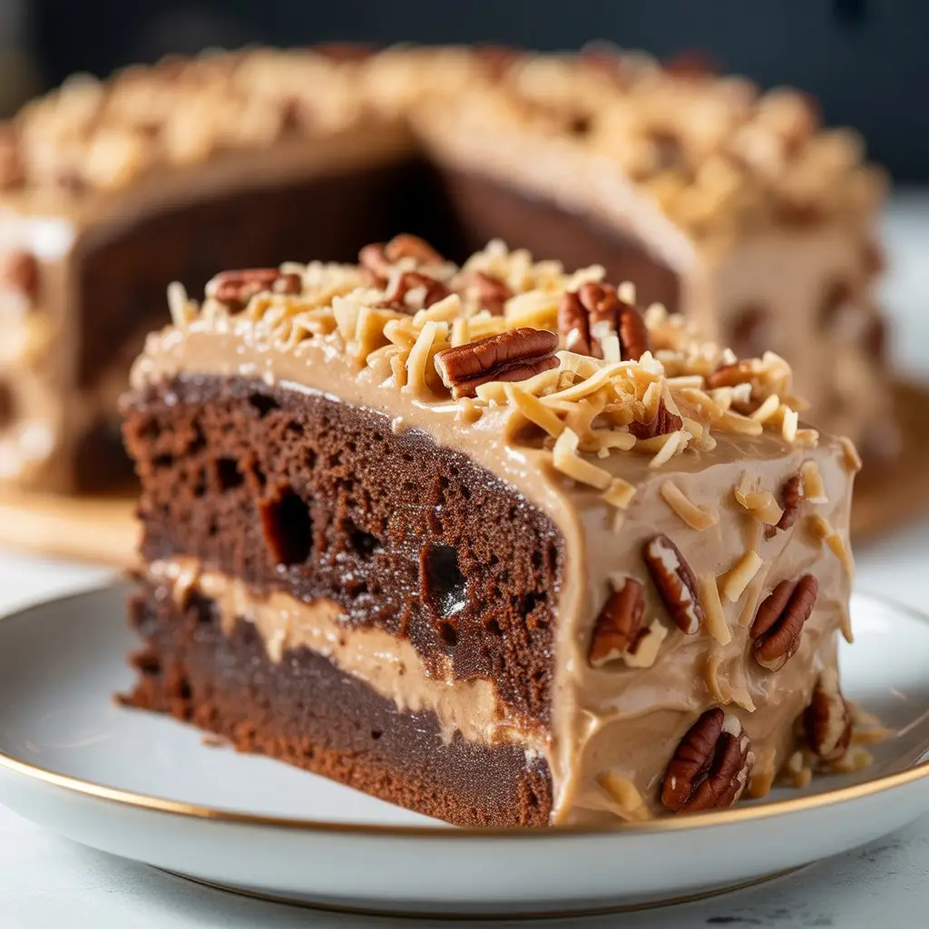 Luxurious German Chocolate Poke Cake 1 image 15