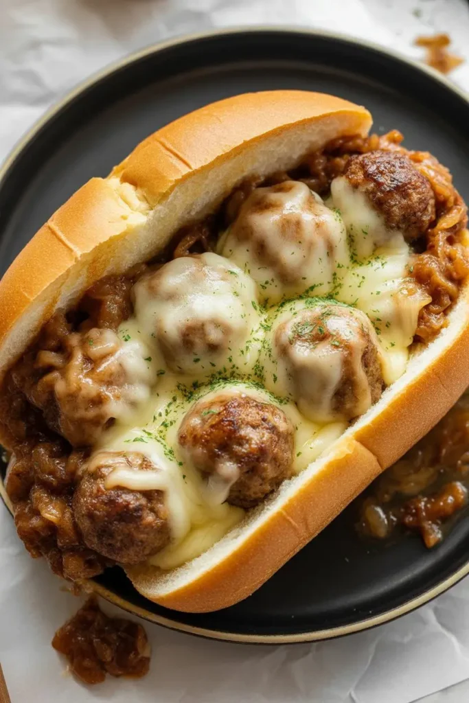 French Onion Meatball Melts 1 image 28