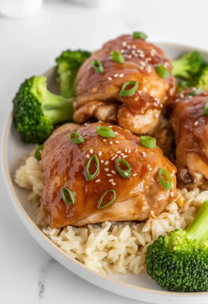 Honey Garlic Slow Cooker Chicken Thighs 1 image 51