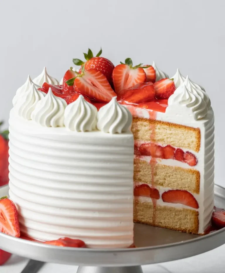 Strawberry Shortcake Birthday Cake