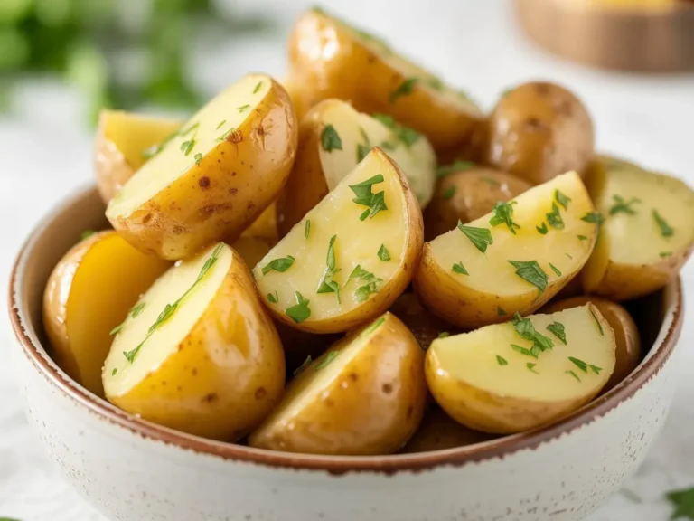 Roasted Garlic Butter Potatoes
