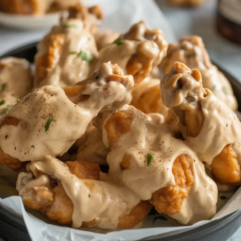 Creamy Alfredo Chicken Wings