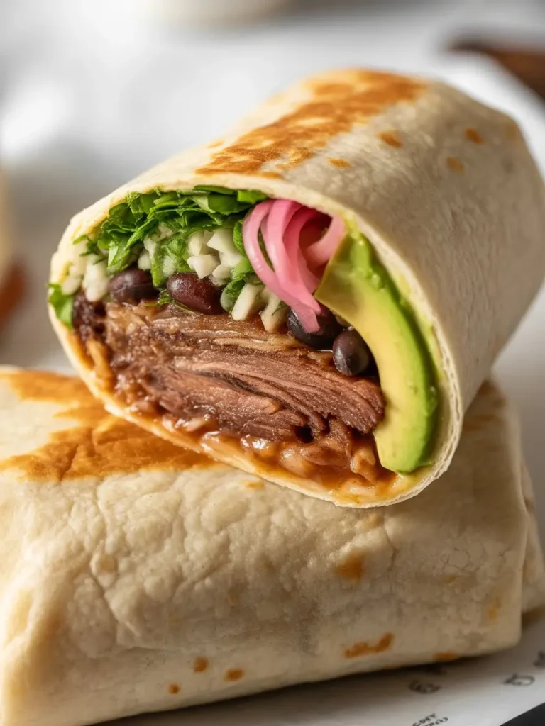 Smoked Beef Rib Burrito