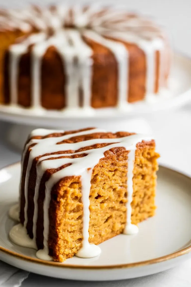 Sweet Potato Honeybun Cake with Pecans