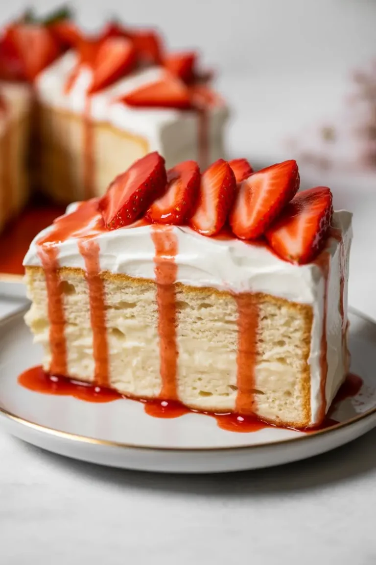 Irresistible Strawberry Tres Leches Cake