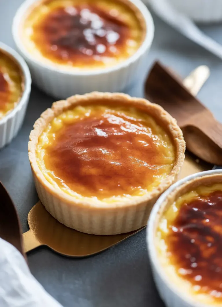 Authentic French Crème Brûlée Tart