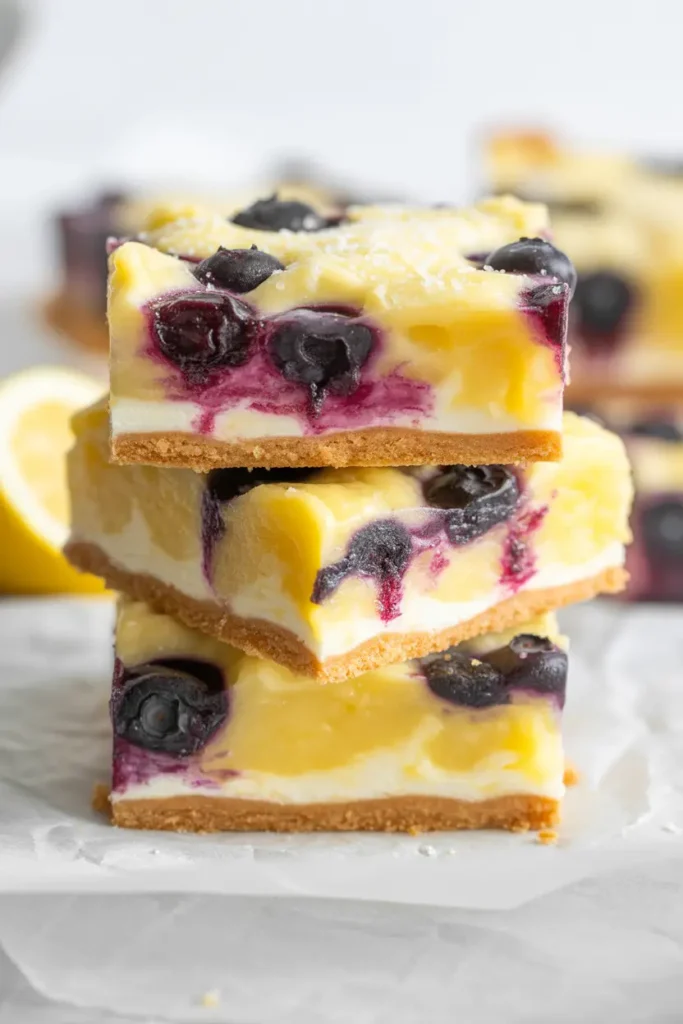 Zesty Lemon Blueberry Bars 1 recipes 4 4