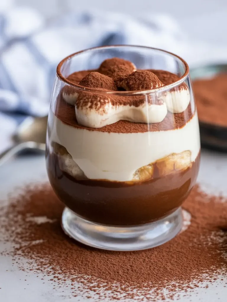 Protein Tiramisu Pudding