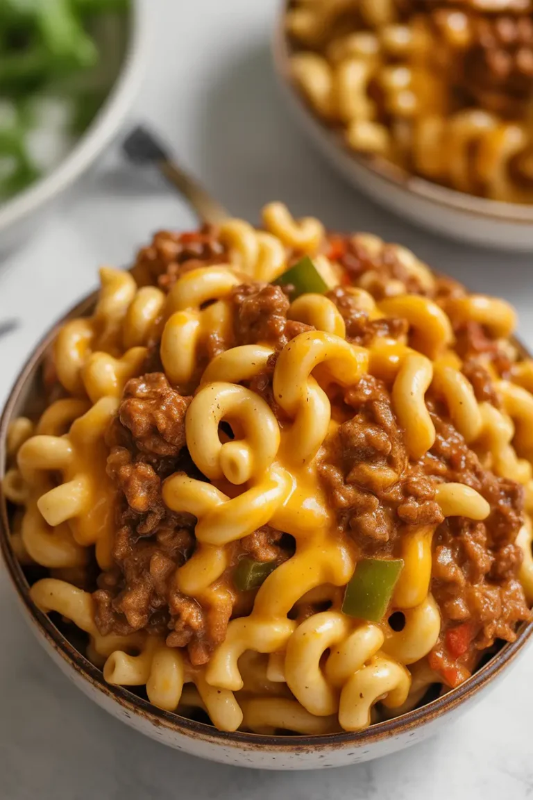 Hearty Sloppy Joe Mac & Cheese