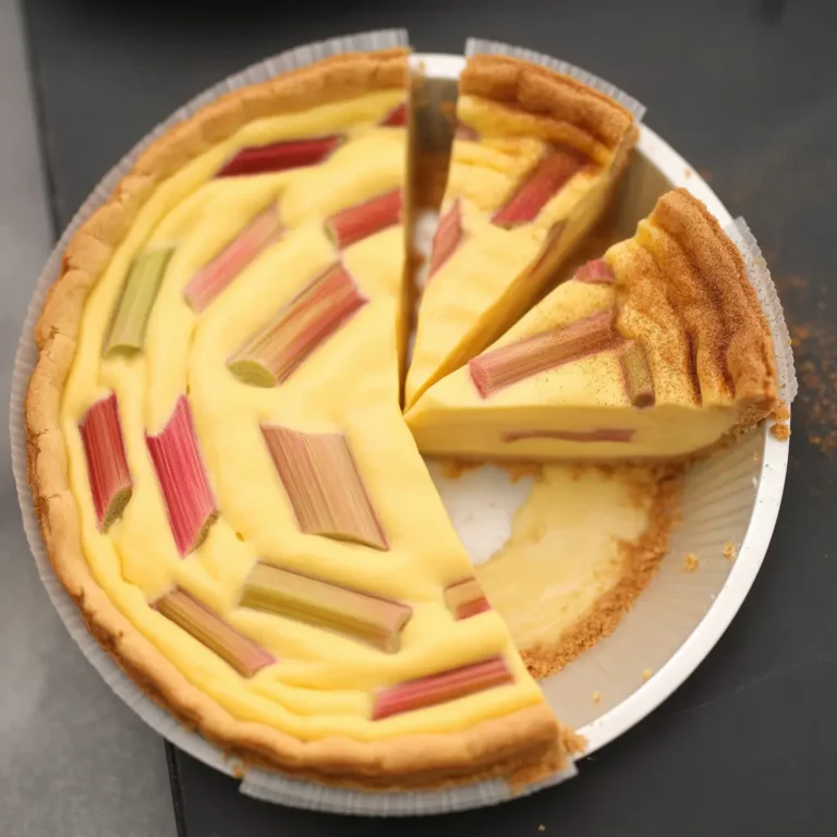 Rhubarb Custard Pie