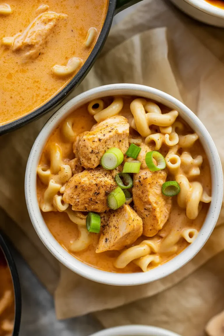 Creamy Cajun Chicken Pasta Soup