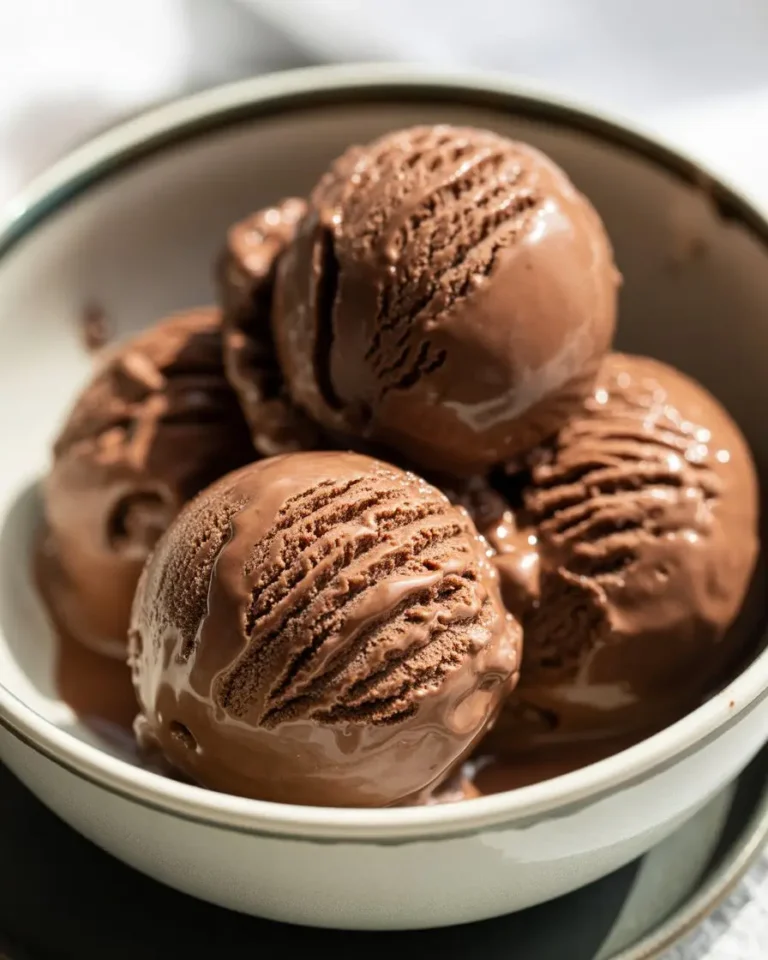 Homemade Chocolate Ice Cream