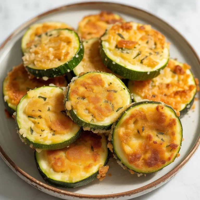 Crispy Parmesan Garlic Zucchini Recipe