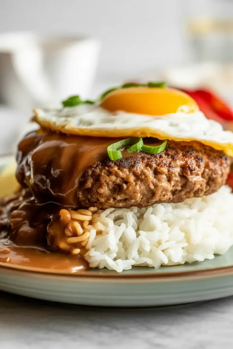 Loco Moco Hawaiian Lunch