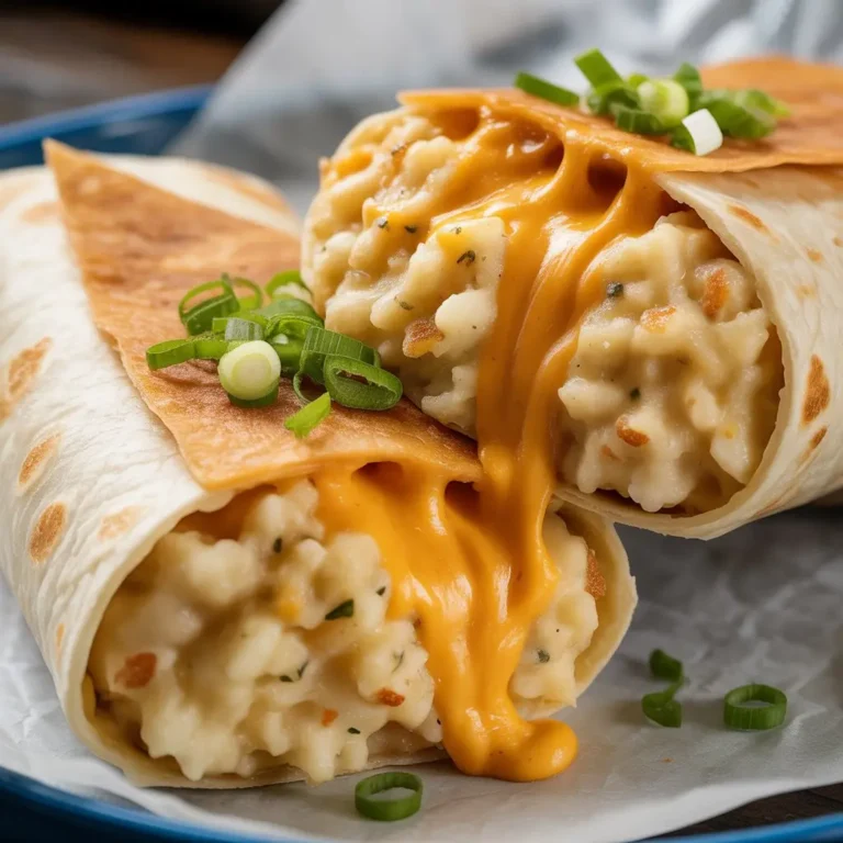 Cheesy Potato Burritos