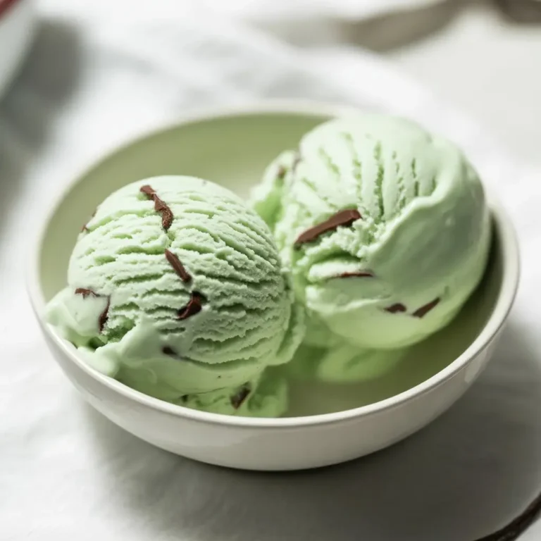 Mint Chocolate Chip Ice Cream