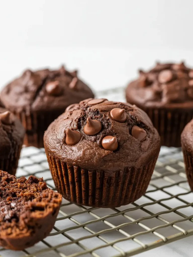 Chocolate Zucchini Muffins