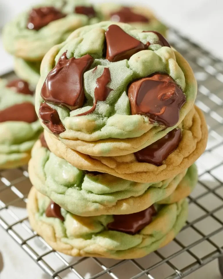 Mint Chocolate Chip Cookies