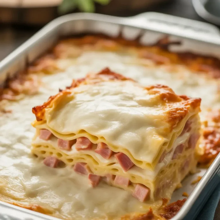 Lasagna with Ham and Cheese