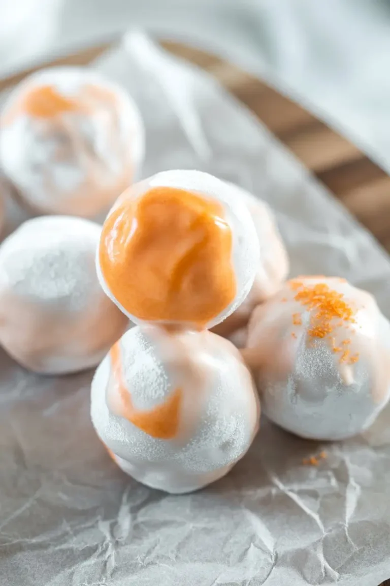 No-Bake Orange Creamsicle Truffles