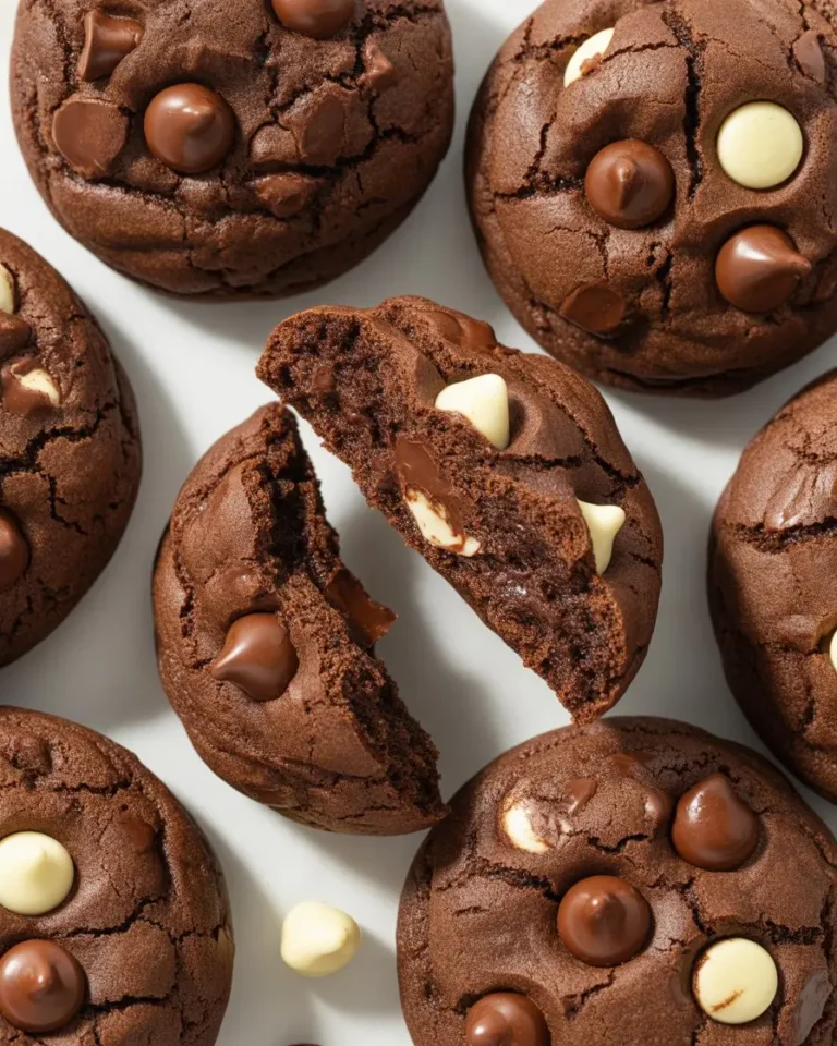 Flourless Triple Chocolate Cookies