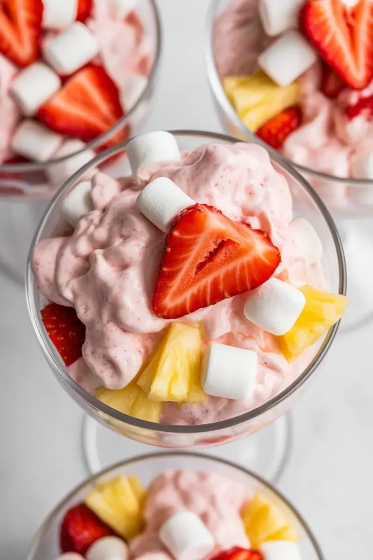 Strawberry Fluff Salad with Cool Whip