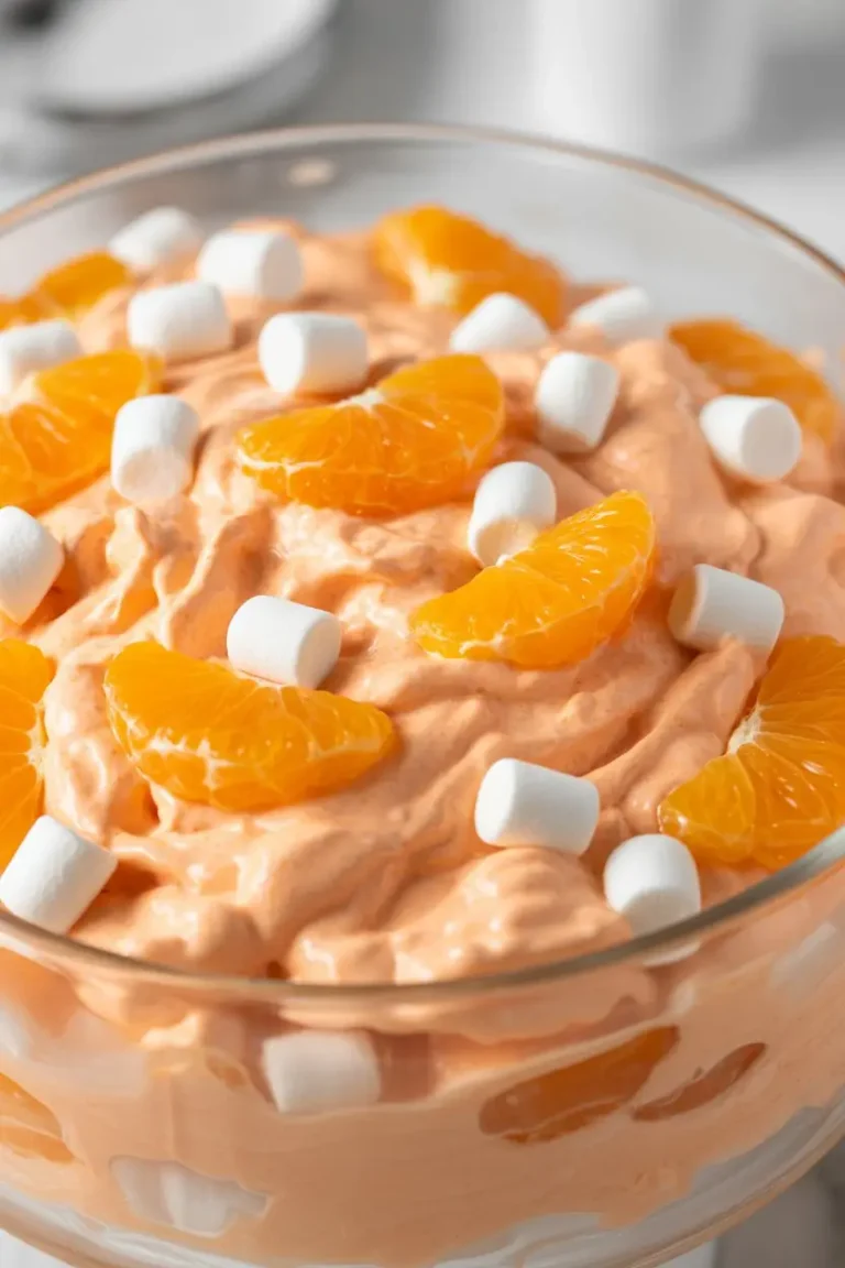 Orange Fluff Salad with Mandarin Oranges