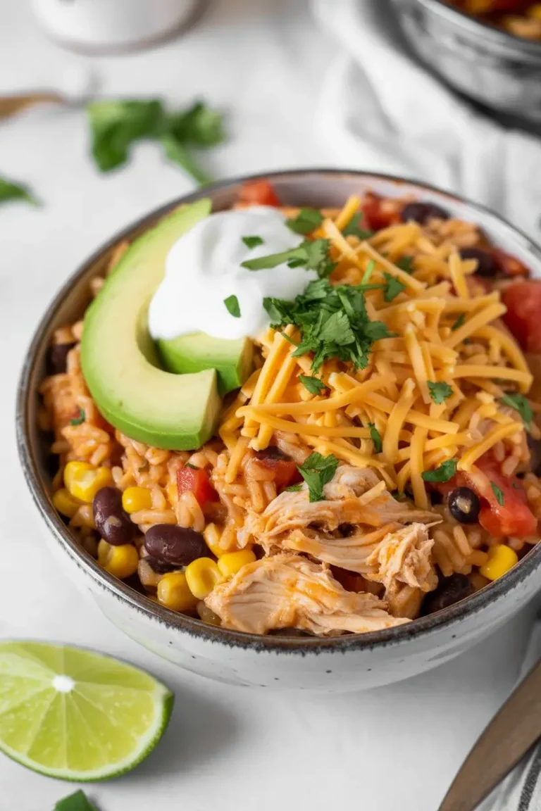 Southwest Crock Pot Chicken and Rice Recipe