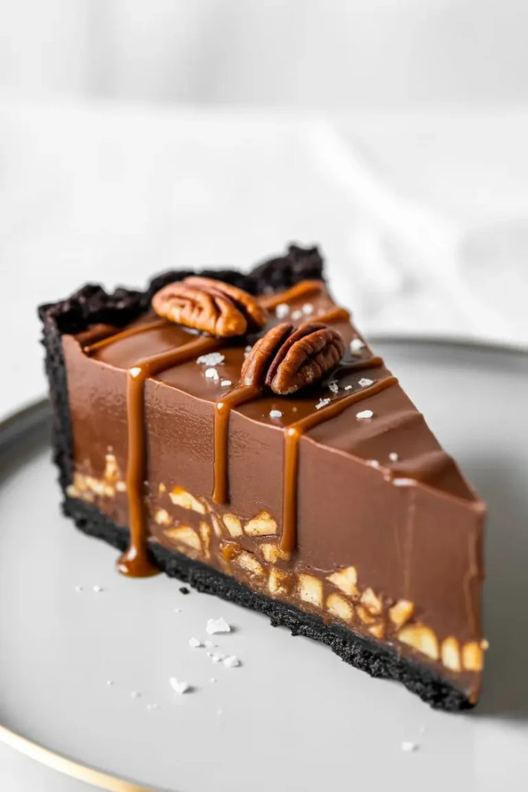The Best Chocolate Turtle Pie