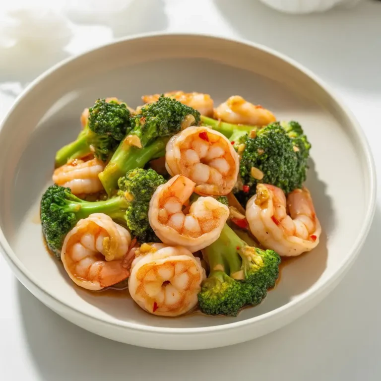 Stir-Fried Shrimp and Broccoli