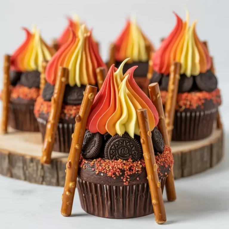 Camp Fire Cupcakes