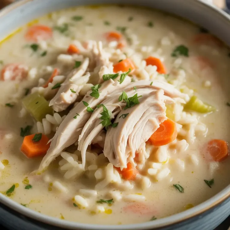 Creamy Chicken and Rice Soup