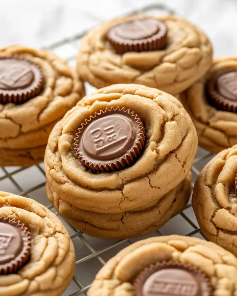 Crumbl Peanut Butter Reeses Cookies