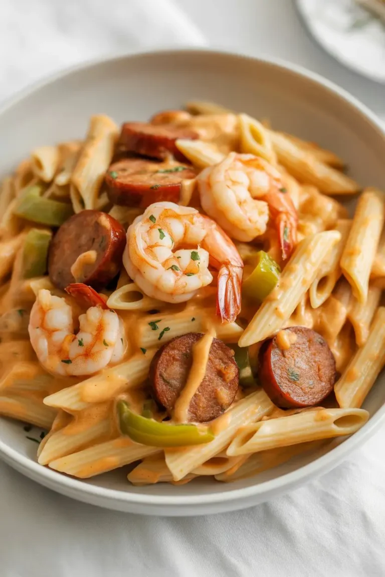 Cajun Shrimp and Sausage Pasta