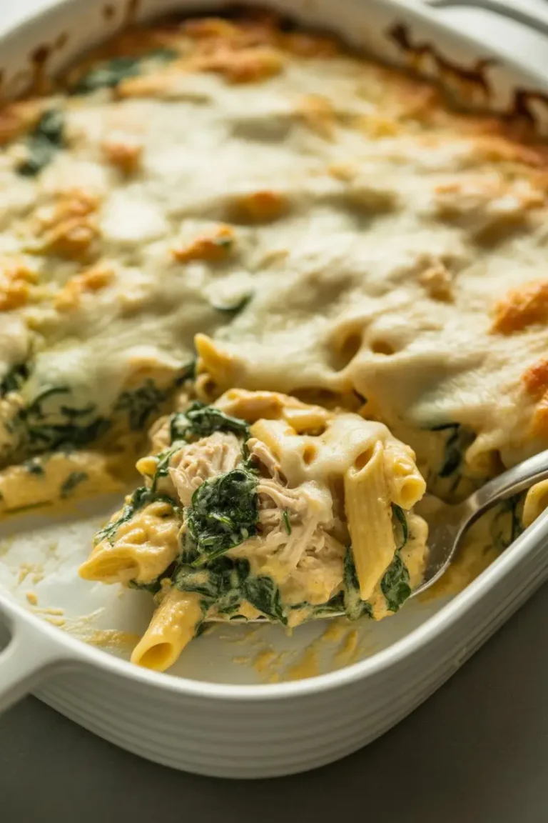 Creamy Chicken and Spinach Casserole