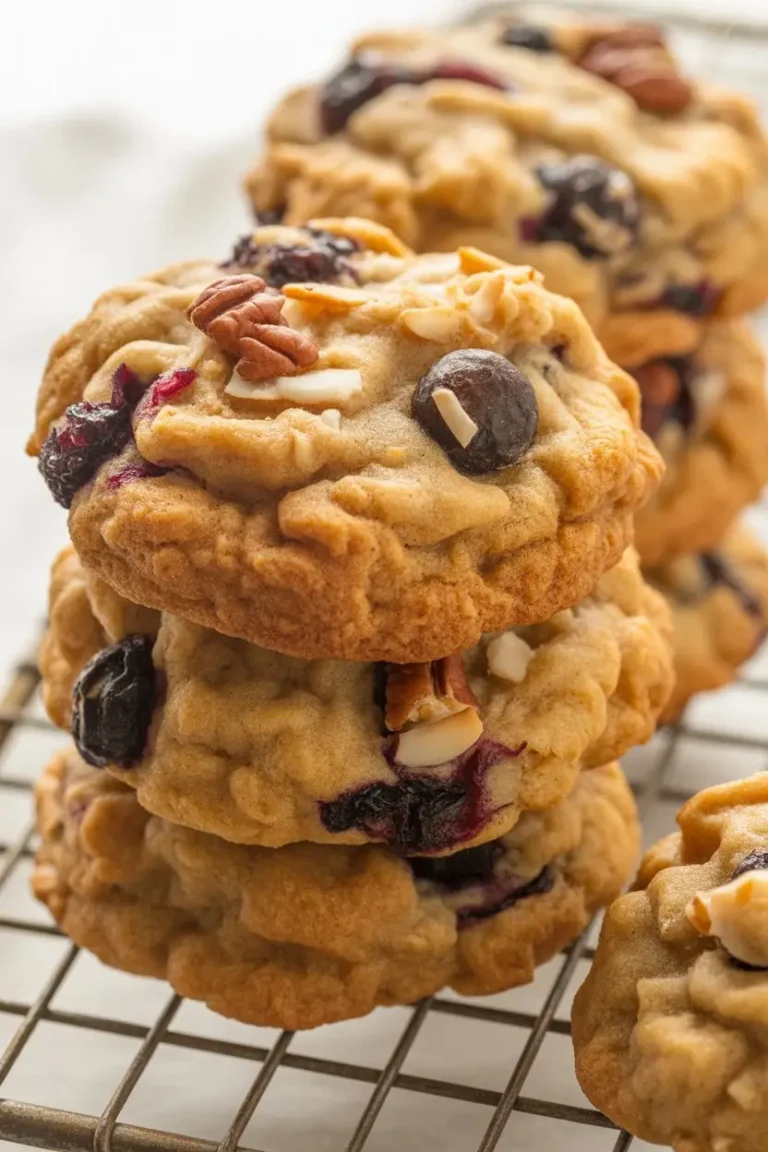 Blueberry Coconut Pecan Cookies