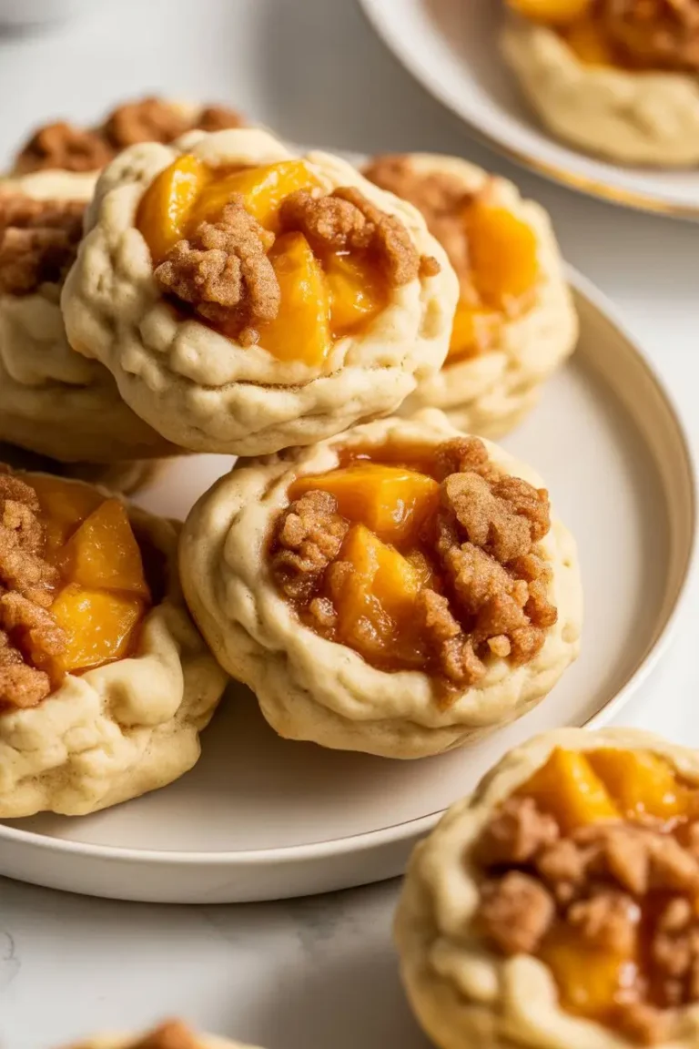 Peach Cobbler Cookies