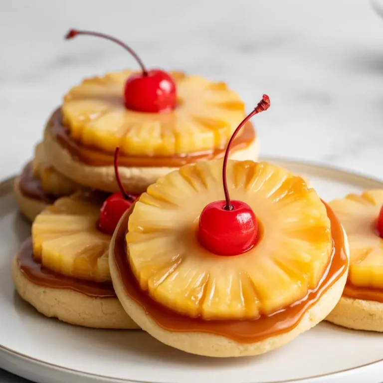 Pineapple Upside Down Sugar Cookies