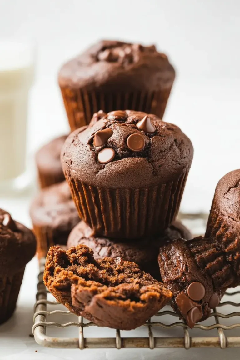 Double Chocolate Espresso Muffins