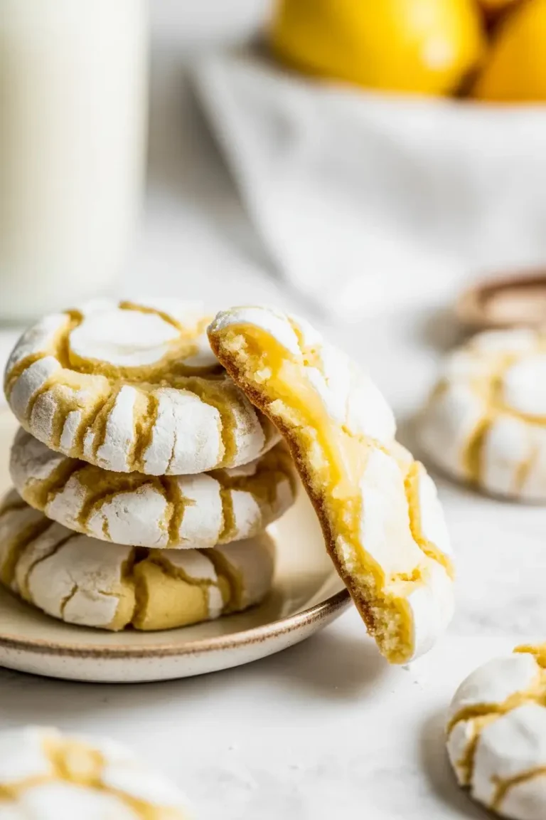 Lemon Gooey Butter Cookies