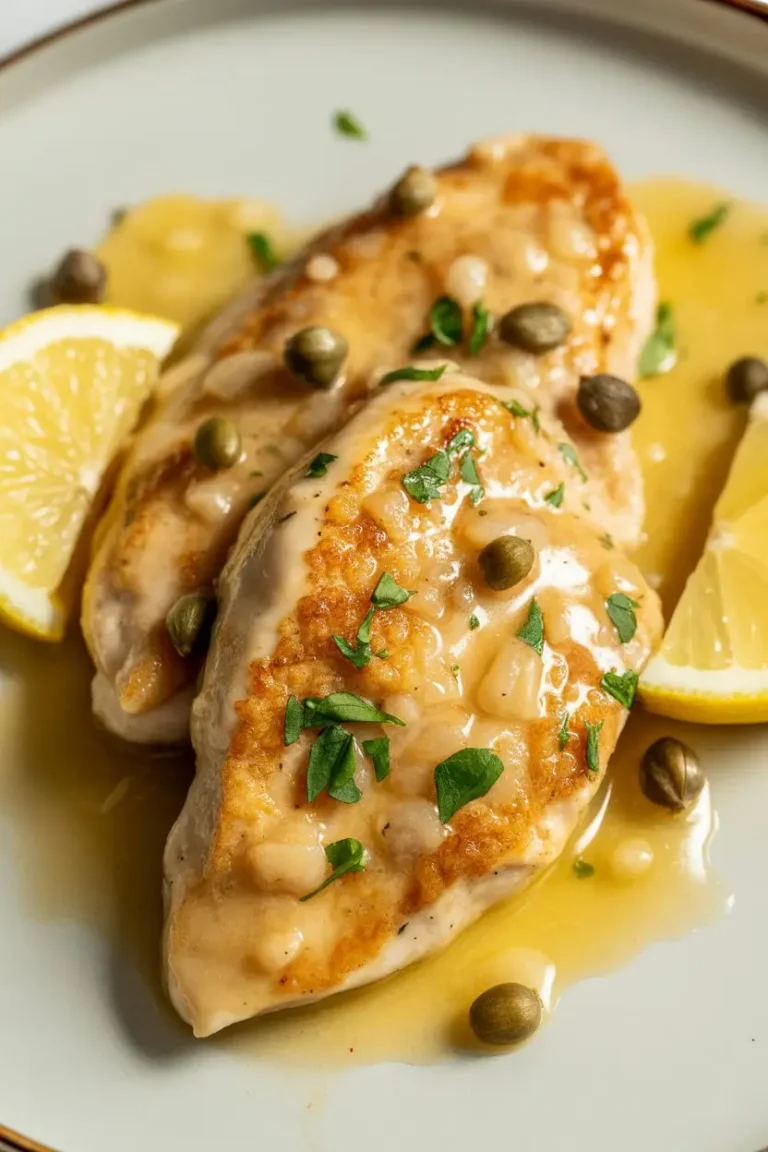 Chicken Piccata with Lemon Sauce