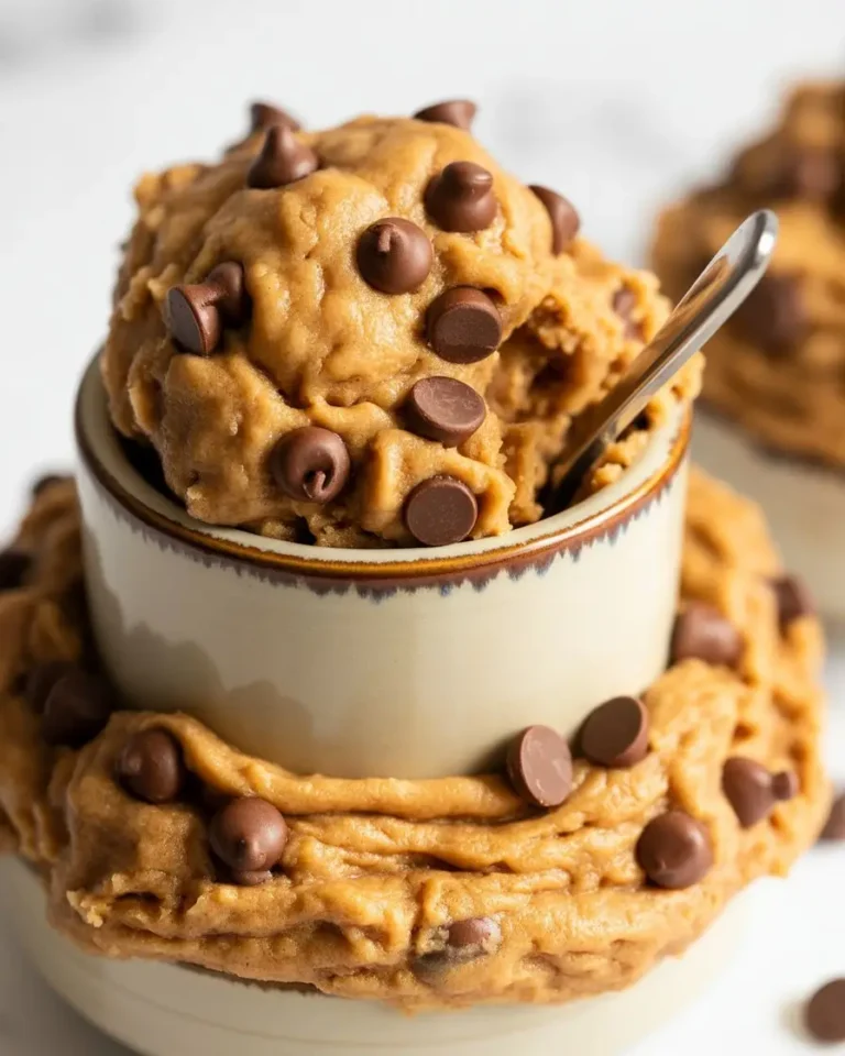 Edible Cookie Dough for One