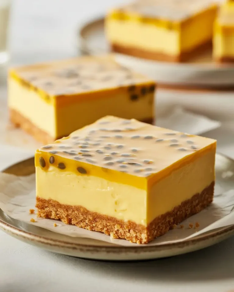 No-Bake Custard Slice