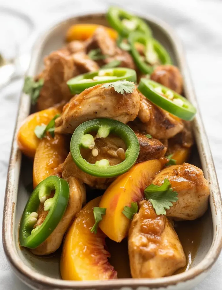 Jalapeno Peach Chicken