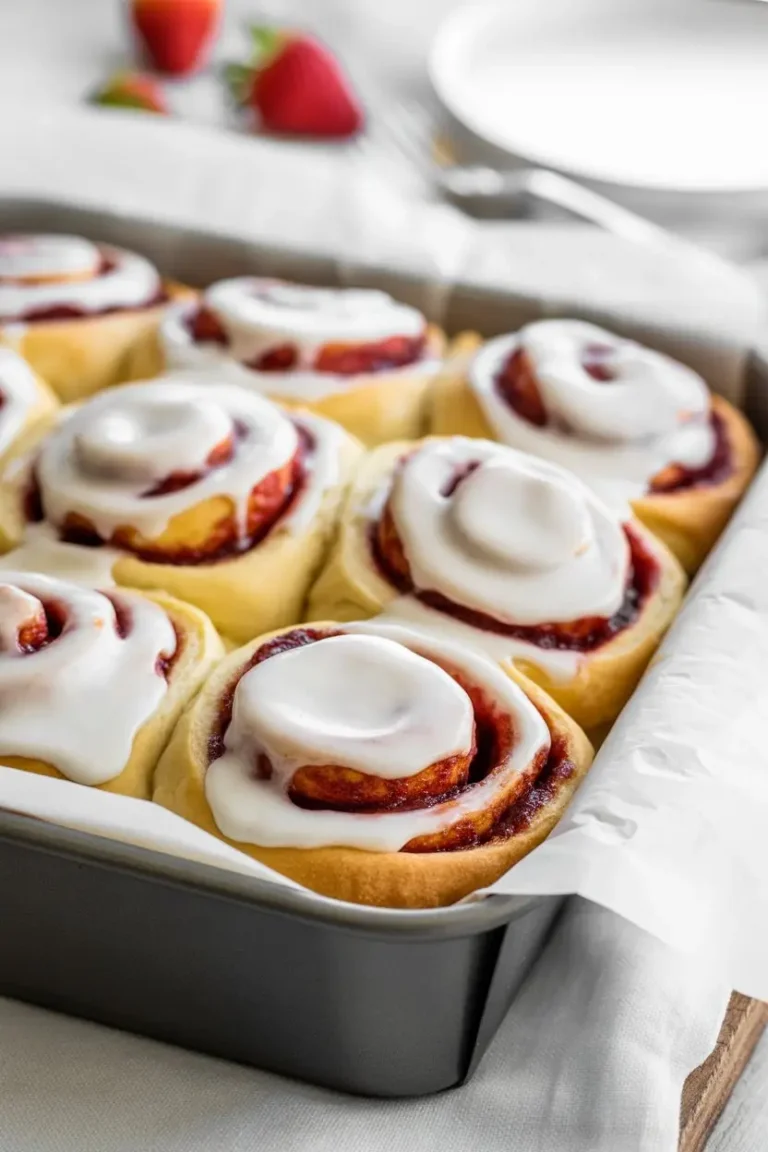 Strawberry Cinnamon Rolls